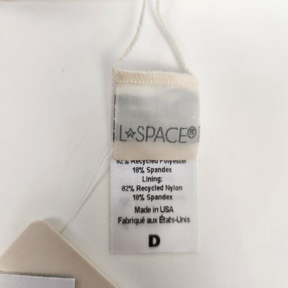 L*Space Jess Bikini Top in Brown Pink Plaid Size D NWT - Picture 5 of 6